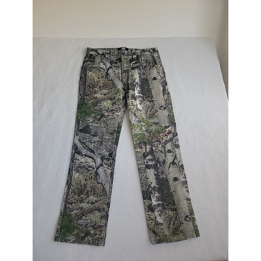 Mossy Oak Outdoor Camouflage Camo Hunting Pants Mens Size 34x34
